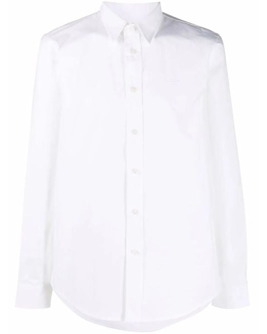 DIESEL White S-Ben-Cl Cotton Shirt for men