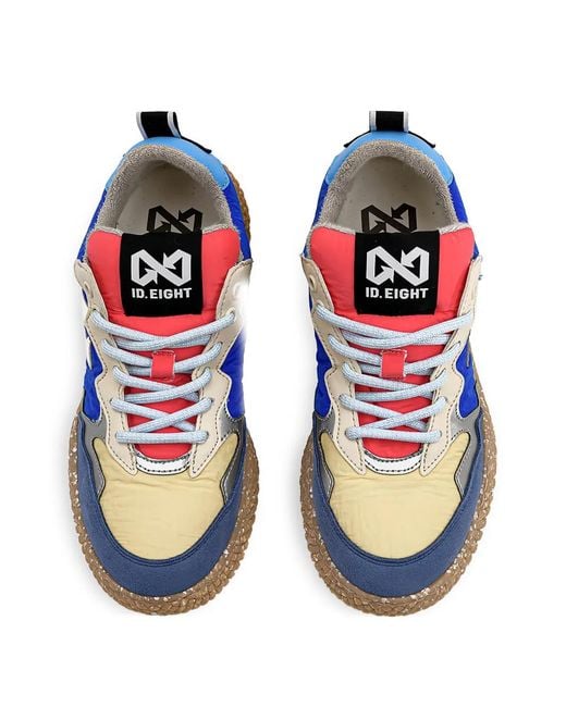 ID EIGHT Blue Hana Colourblock Sneakers