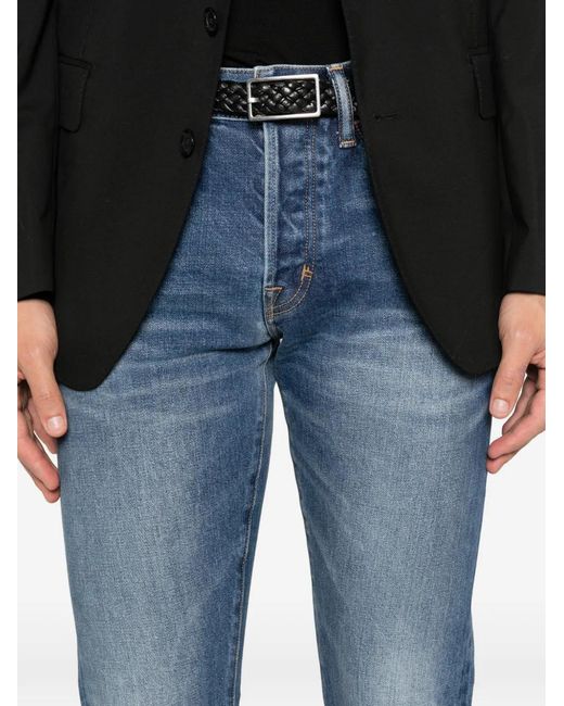 Tom Ford Blue Belt-Loop Pocket Jeans for men