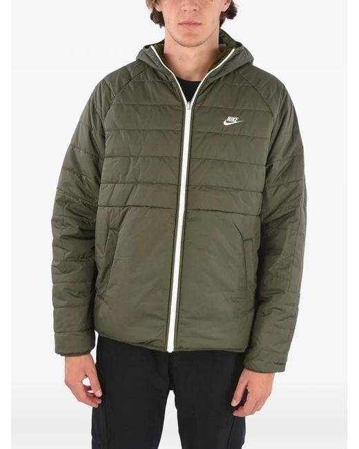 Nike Green Reversible Hooded Jacket for men
