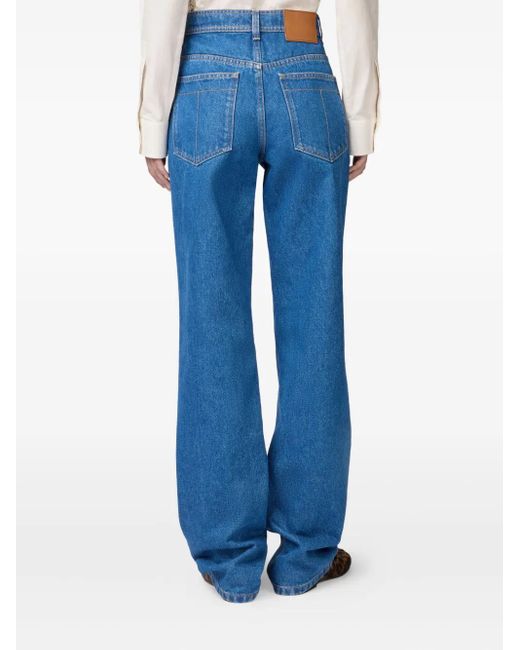 Tod's Blue Back-Patch Jeans