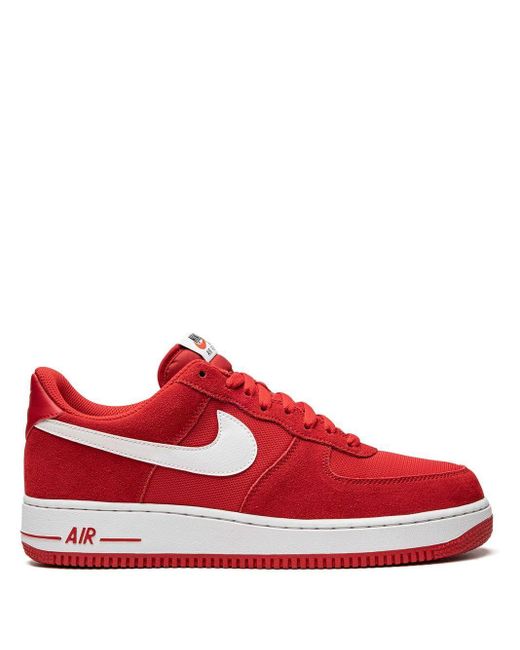 mens all red air force 1