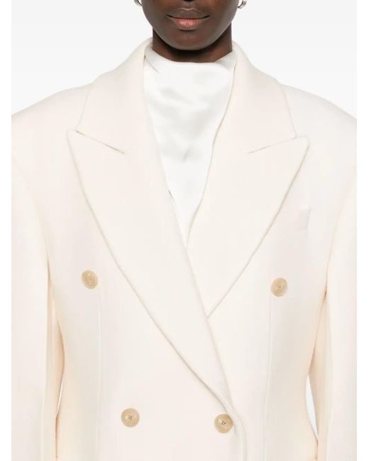 Rohe Natural Double-Breasted Coat