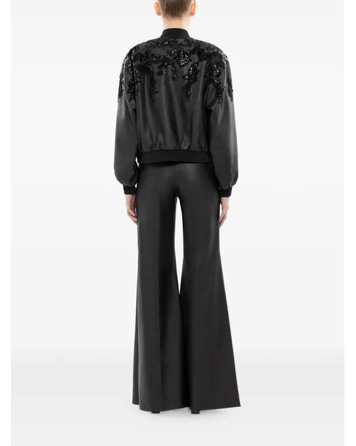 Saiid Kobeisy Black Flared Trousers