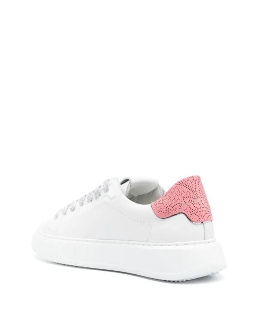 Philippe Model White Temple Sneakers