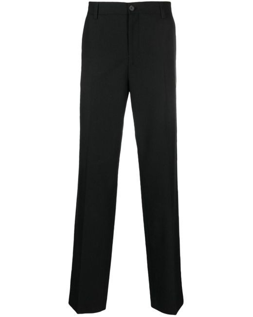 Filippa K Straight-leg Recycled-wool Trousers in Black for Men | Lyst