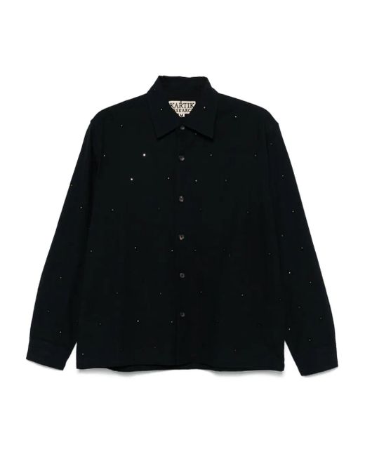 Camisa Mirror Kartik Research de hombre de color Black