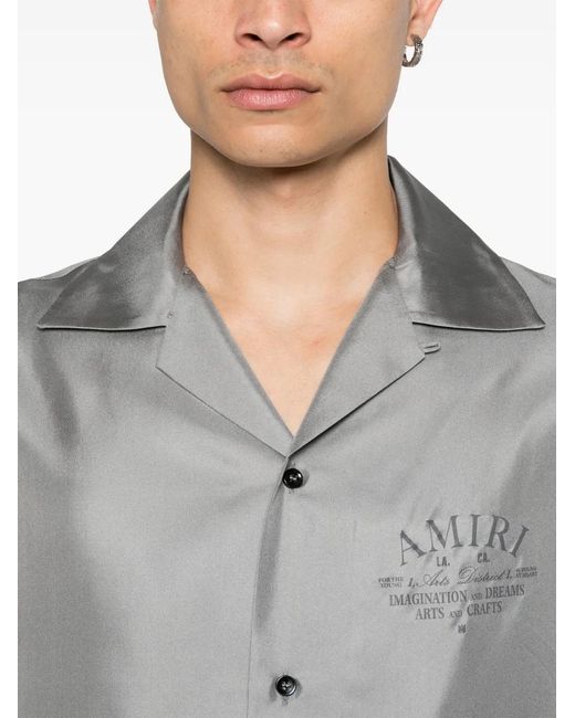 Amiri Gray Arts District Shirt for men