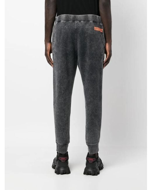 DSquared² Gray Jersey Track Pant for men