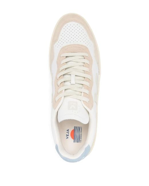Baskets V-90 En Cuir Veja en coloris White