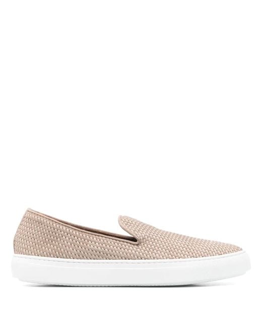 Fratelli Rossetti White Suede Loafers for men