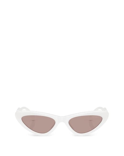 Miu Miu Pink Cat-Eye Frame Sunglasses