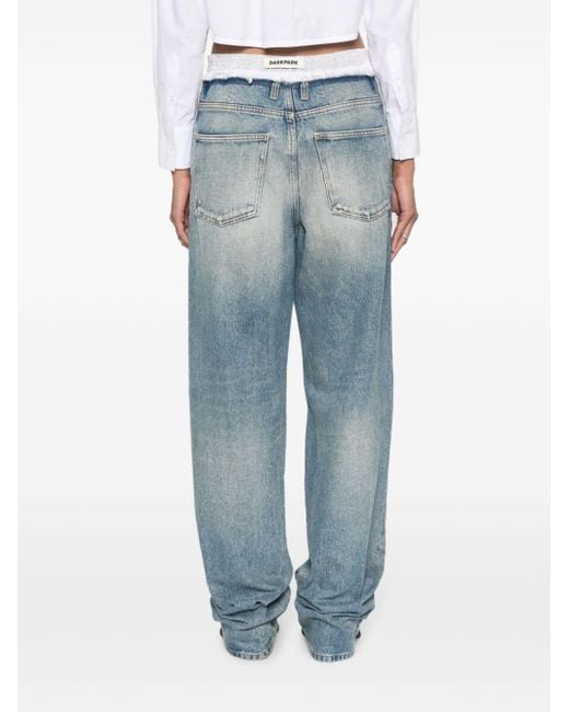 DARKPARK Blue Claire Panelled Jeans