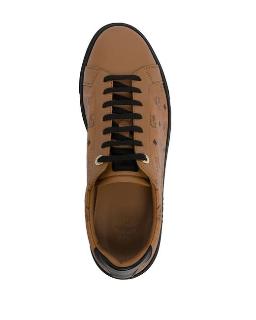MCM Brown Terrain Low-Top Sneakers for men