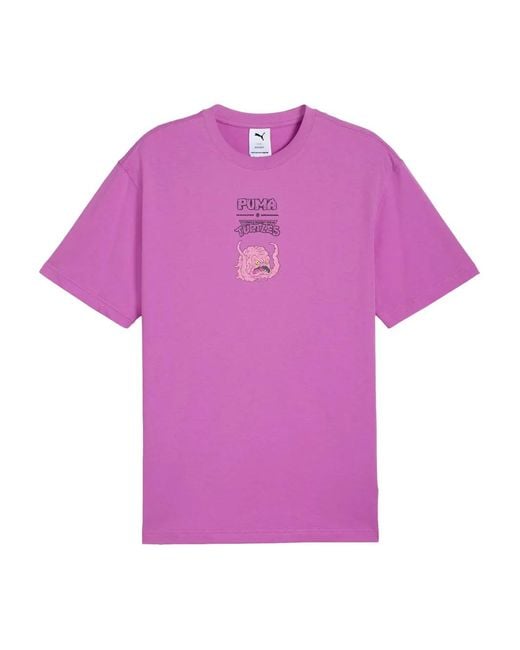 PUMA Pink X Teenage Mutant Ninja Turtles Graphic-Print T-Shirt for men