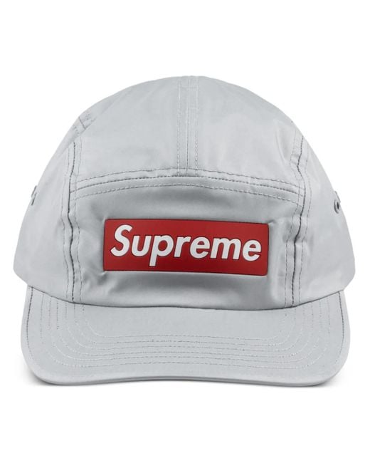 Cappello Da Baseball Con Logo di Supreme in Gray