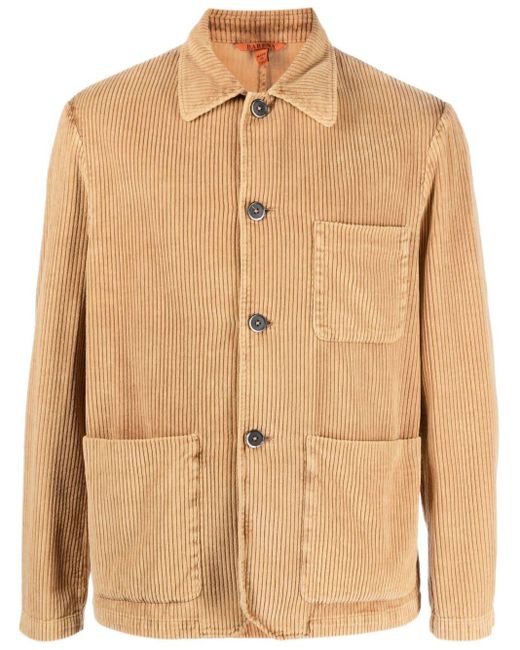 Barena Natural Corduroy Cotton Shirt Jacket for men