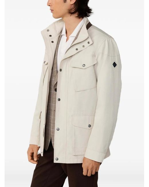 Hackett Natural Velospeed Buttoned Jacket for men