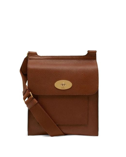 Mulberry Brown Antony Messenger Bag for men