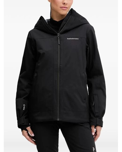 Chaqueta De Esquí Con Capucha Peak Performance de color Black