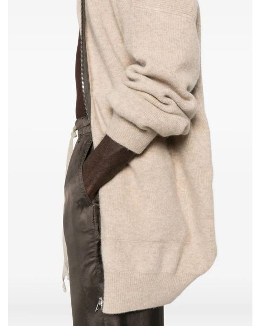 Rick Owens Vest Met Capuchon En Rits in het Natural voor heren