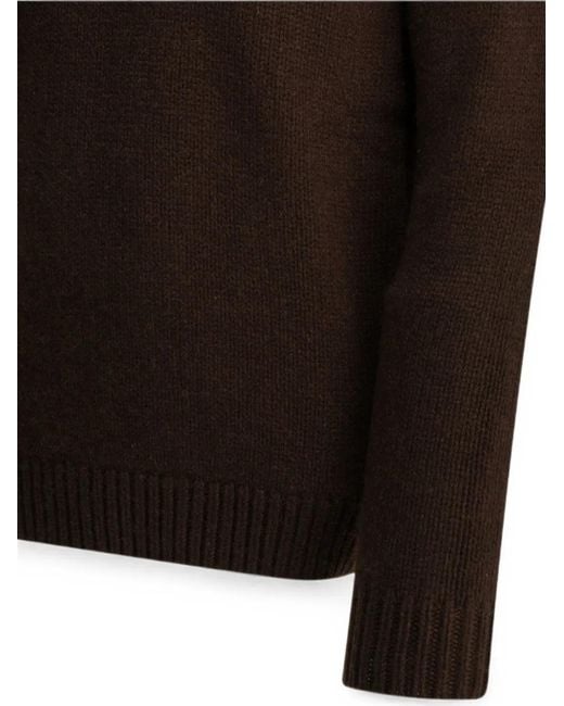 Altum Brown Roll-Neck Cashmere Sweater for men