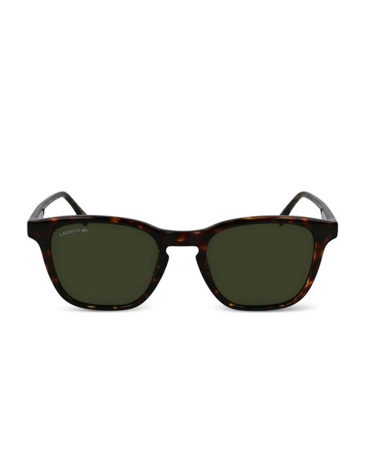 Lacoste Brown Logo-Print Sunglasses for men