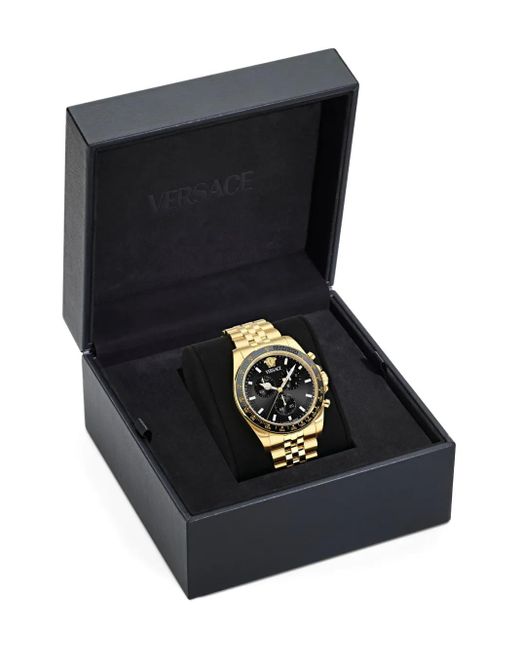 Versace Metallic Greca Chrono 43Mm for men