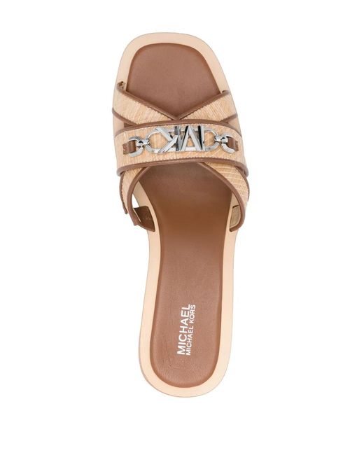 Michael Kors Brown Tiffanie Sandals