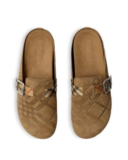 Burberry Brown Urchin Slides for men