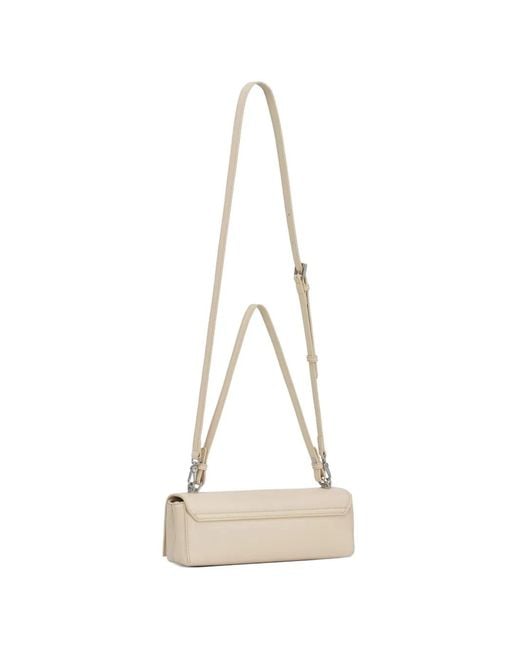 POTAMY Natural Adjustable Strap Leather Shoulder Bag