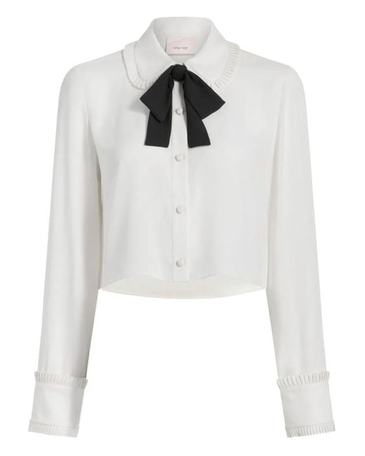 Top Zaida con volantes Cinq À Sept de color White