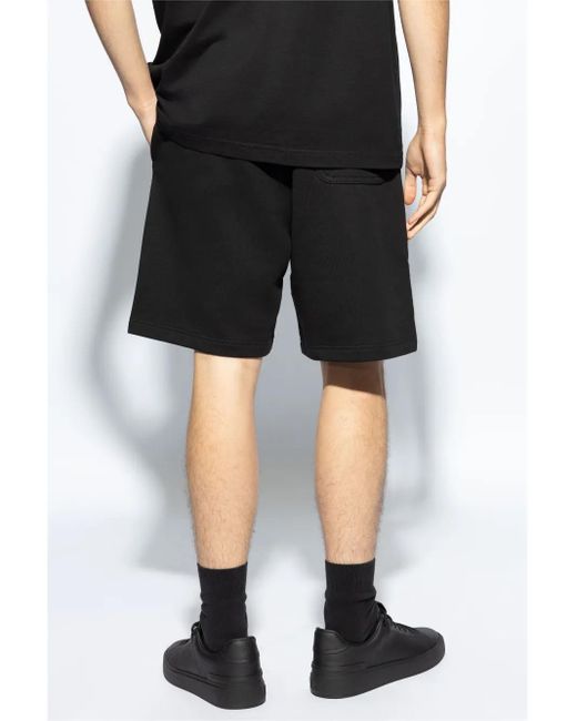 DIESEL Black P-Bisc-D Cotton Shorts for men