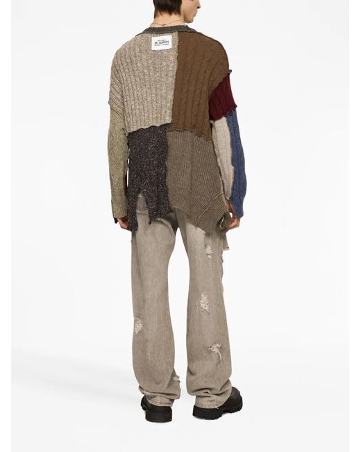 Dolce & Gabbana Vest Met Patchwork in het Brown voor heren