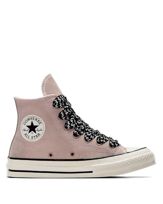 Converse Pink ​Chuck 70 Suede Trainers