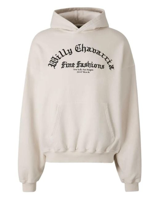 メンズ Willy Chavarria コットン パーカー Gray
