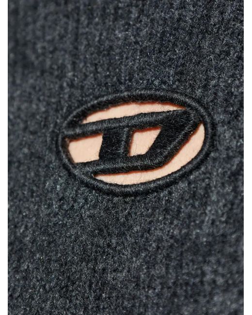 DIESEL Black K-Areeso Logo Cut-Out Sweater for men