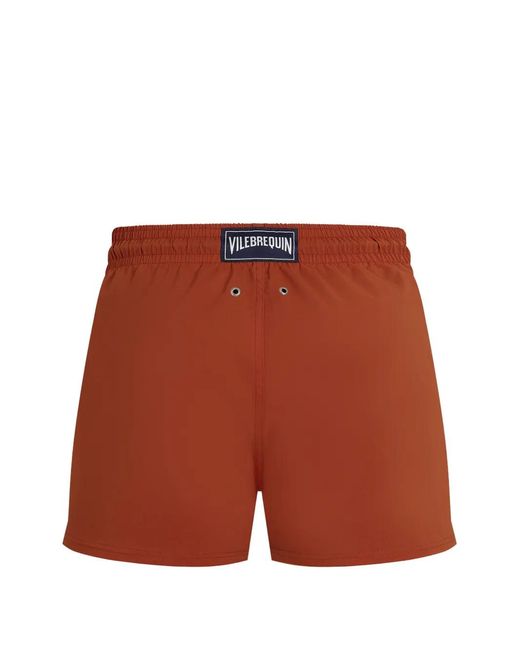 Vilebrequin Red Drawstring Swim Shorts for men