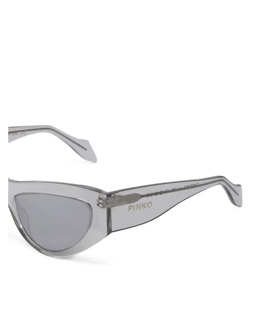 Pinko Gray Cat-Eye Acetate Sunglasses