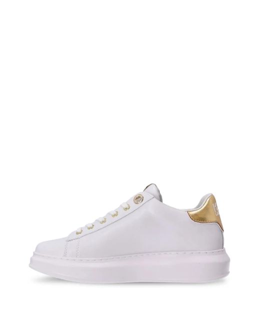 Karl Lagerfeld White Kapri Karl Ikonic Low-Top Sneakers