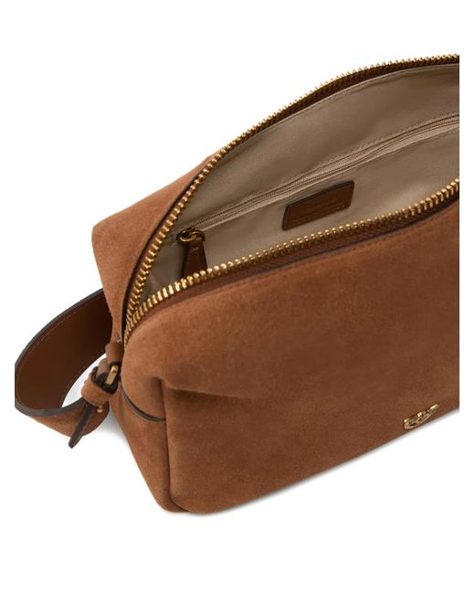 Pinko Brown Horizontal Bag Medium Shoulder Bag