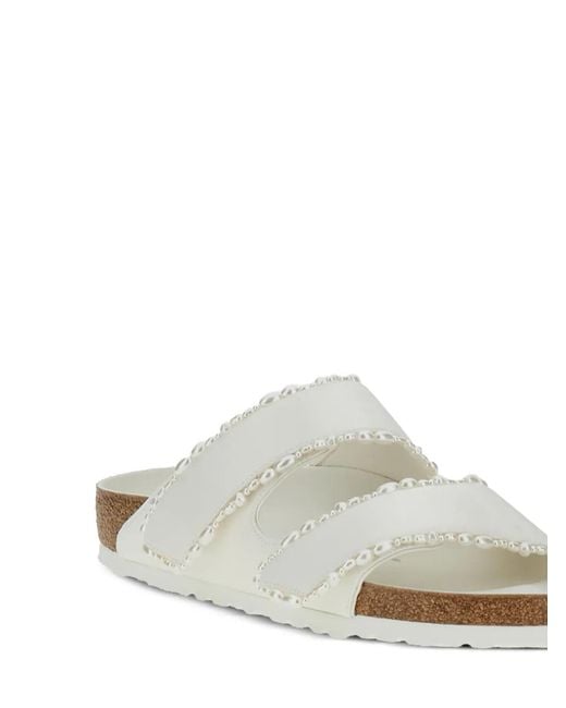 Birkenstock White X Danielle Frankel Arizona Sandals