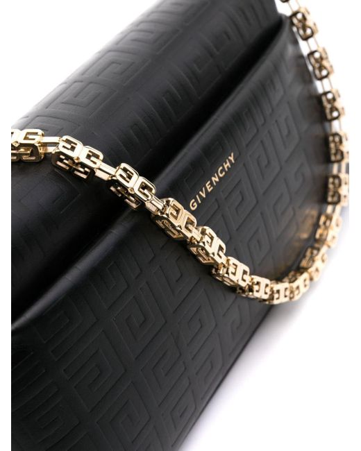 Petit sac porté épaule à logo 4G Givenchy en coloris Black