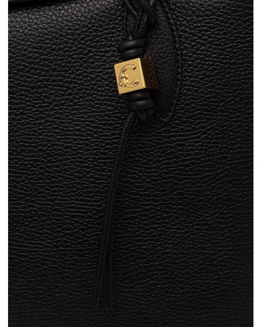 Coccinelle Black Top-Handles Leather Tote Bag