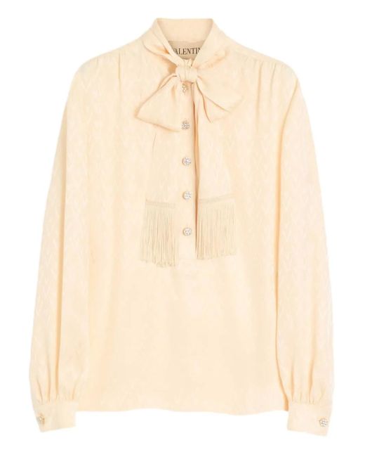 Valentino Garavani Natural Silk Blouse