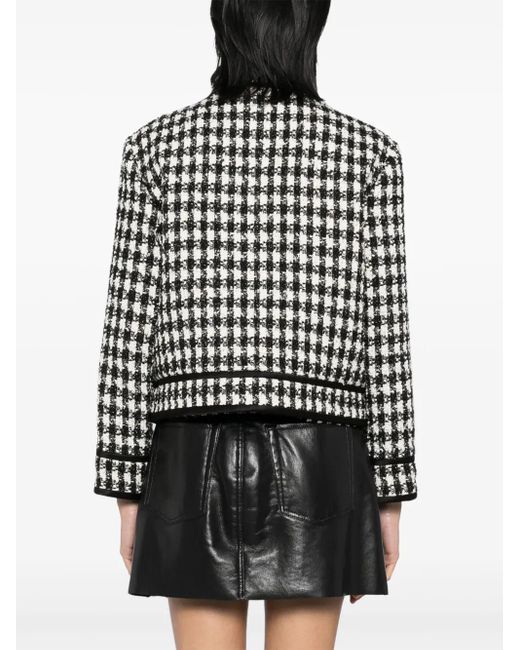 Alice + Olivia Corwin ツイードジャケット Black