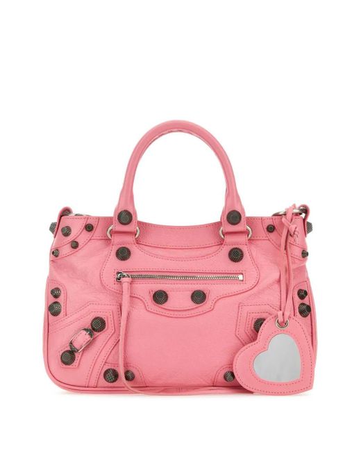 Pink Nappa Leather Neo Cagole Tote M Bolso Balenciaga