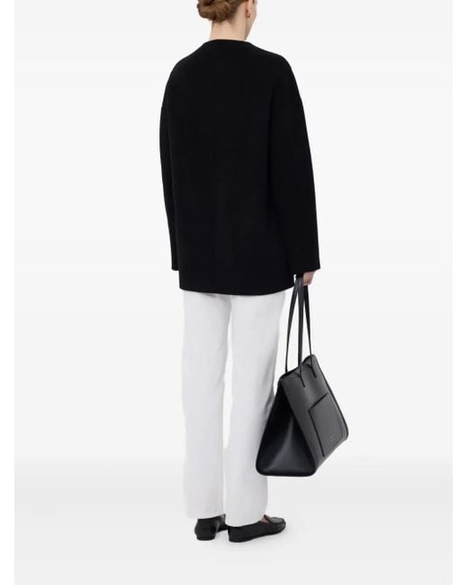 Loulou de Saison Black Dunne Drap Coat