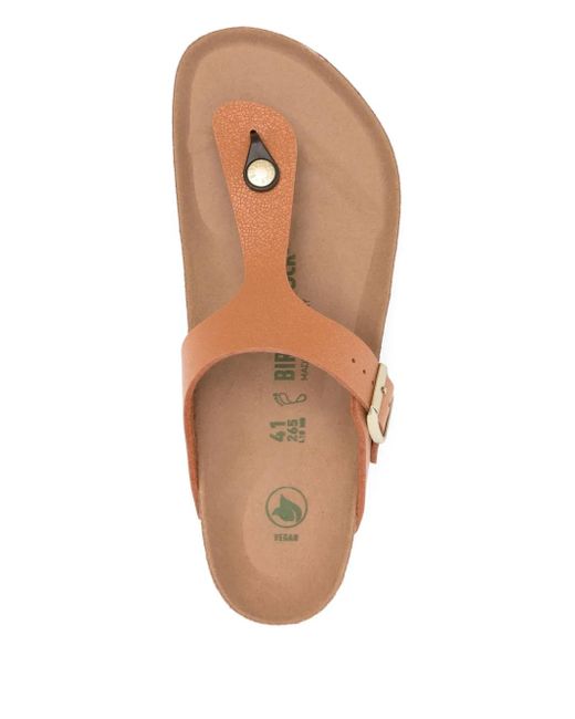 Birkenstock Brown Gizeh Buckle Sandals for men