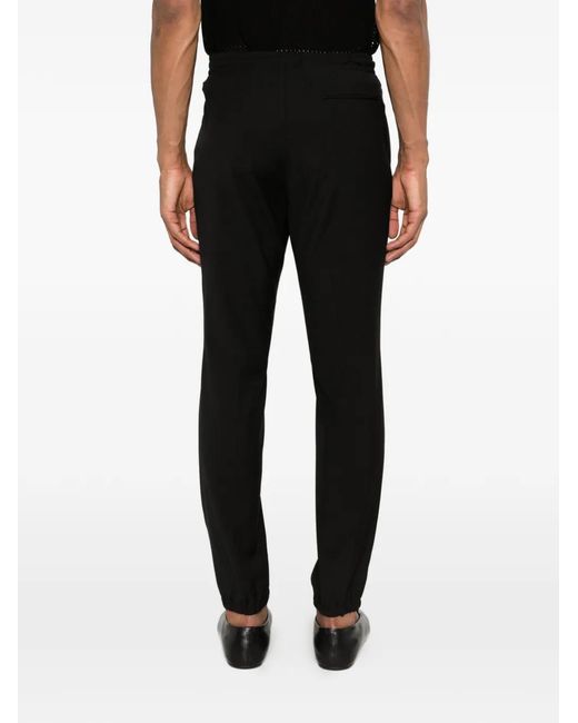 Zegna Black Pantalon À Lien De Resserrage for men